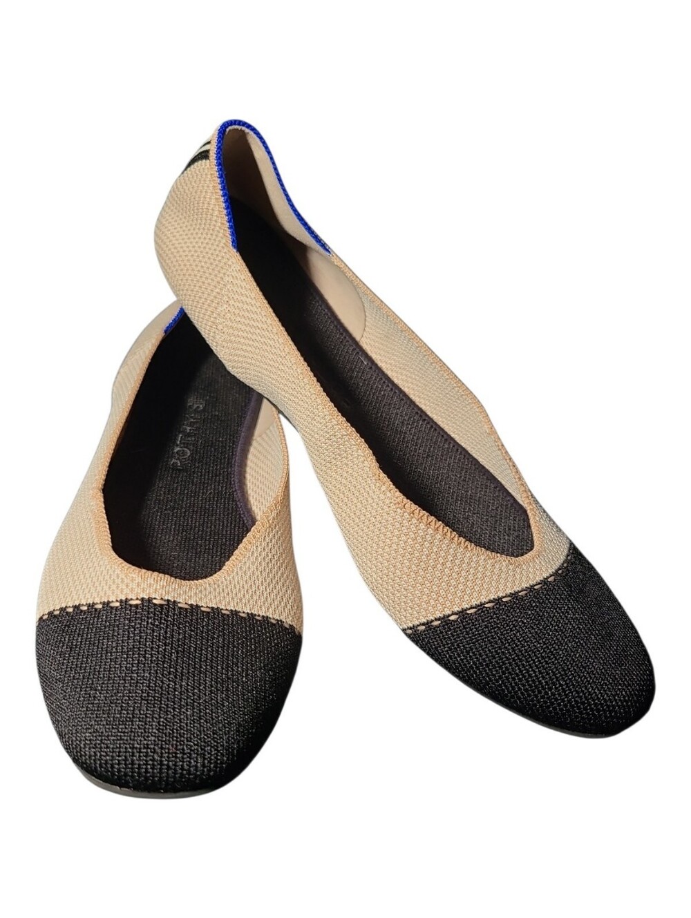 Rothy’s The Square in Tuxedo | Size 10.5 CleanGirl Sustainable Minimalist